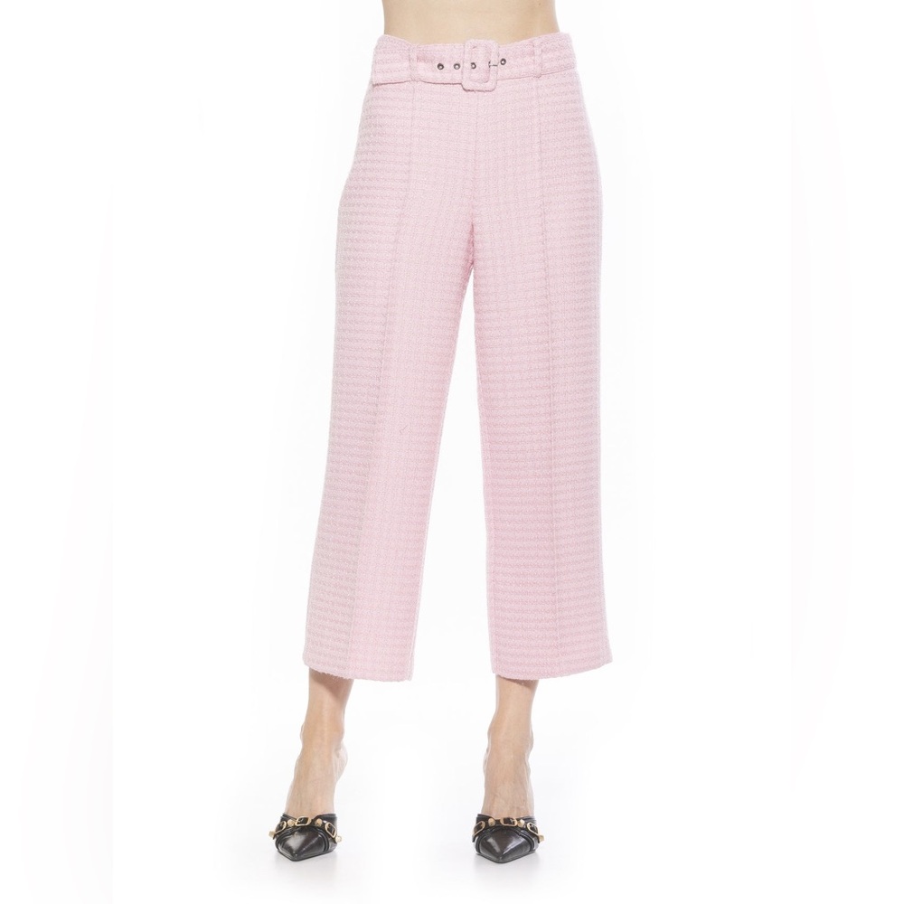 Alexia Admor The Caden Tweed Wide Leg Pants Size 6